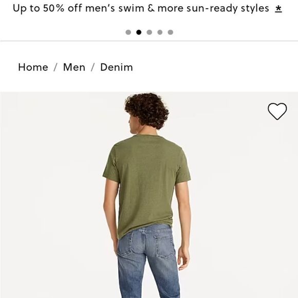 J CREW Men's Jeans Straight Fit 770  Kurabo Blue Denim 30 x 30 - Picture 2 of 16